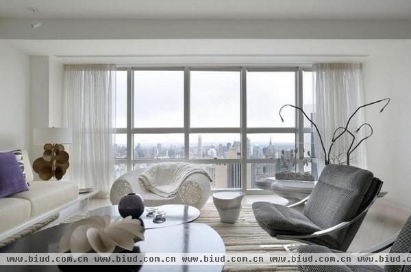 纽约现代艺术风格 俯瞰中央公园的公寓（图）