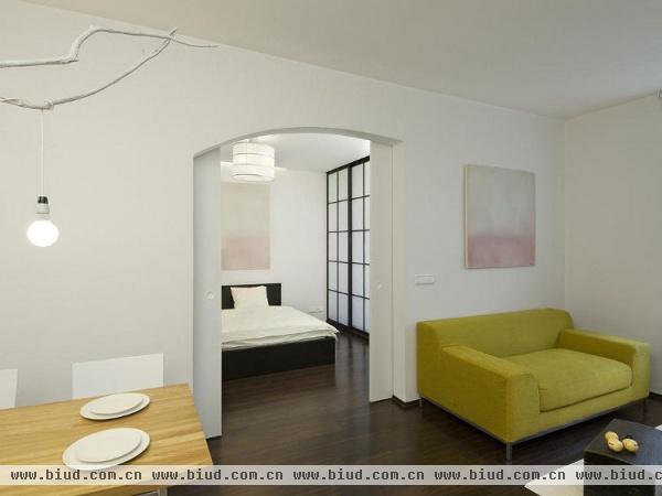 现代多彩小户型公寓 优雅橡木搭载简约风(图)