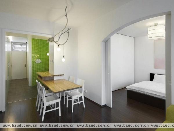 现代多彩小户型公寓 优雅橡木搭载简约风(图)