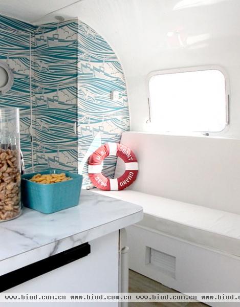 在家也能“远航” 海洋主题的厨房设计(组图)