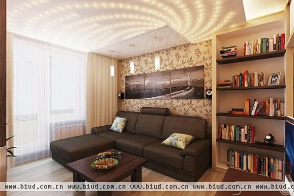五套经典室内设计 紧凑实用型客厅装潢（图）