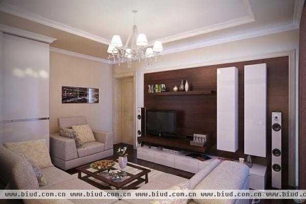 五套经典室内设计 紧凑实用型客厅装潢（图）