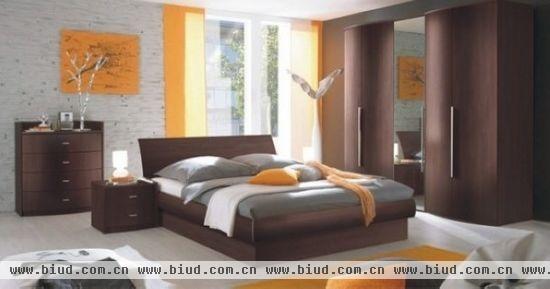 家居也流行色彩 16个橙色卧室装修设计