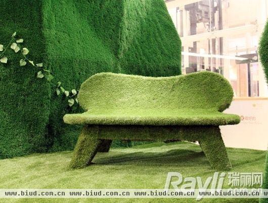 罗浮宫·意大利艺术家居年展：绿色座椅
