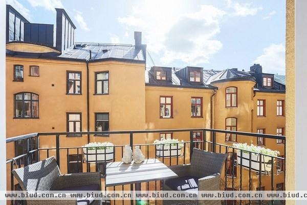 奢华北欧风瑞典公寓 涂料粉刷出仿旧质感(图)
