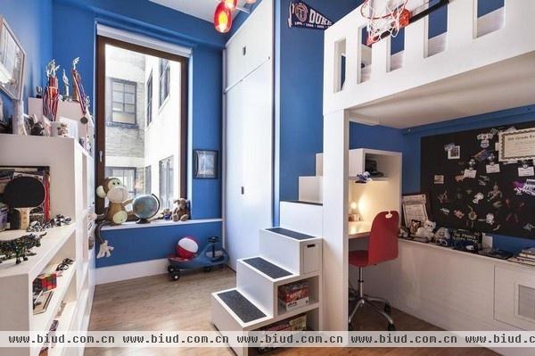 纽约翠贝卡 充满色彩的活力公寓设计(组图)