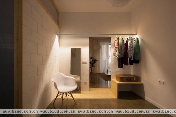 新颖设计独到视角 巴塞罗那半开放式小公寓