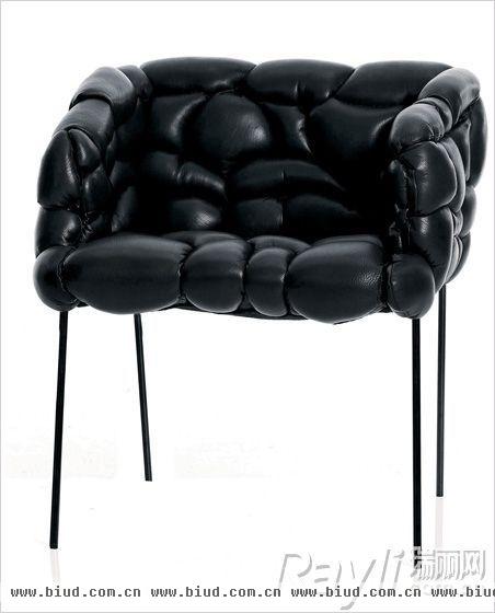 slow hand design黑色发泡椅子