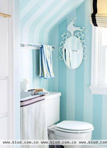 10种卫浴间壁纸装饰方案 让空间生动起来(图)