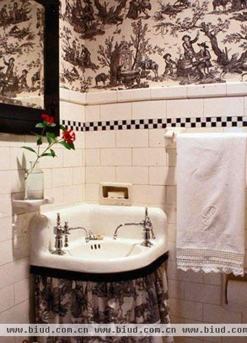10种卫浴间壁纸装饰方案 让空间生动起来(图)