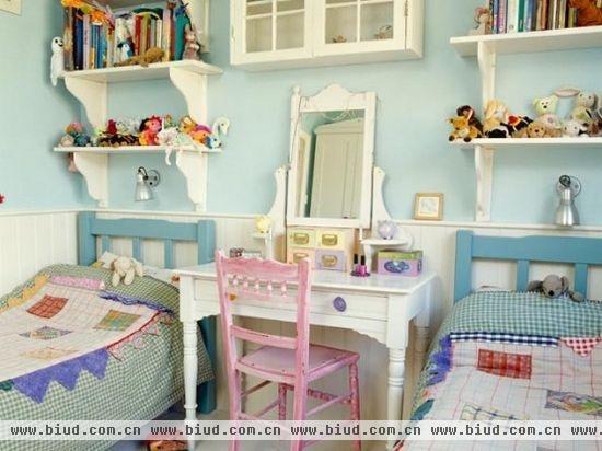 16款多人儿童房装修 多彩地板童趣空间