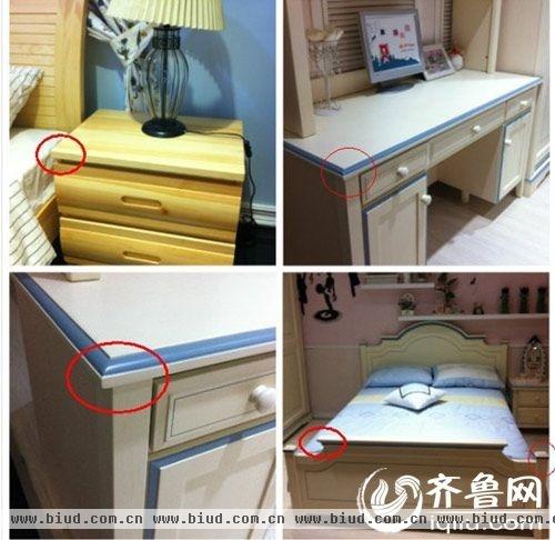 济南银座家居中心店中不符“新国标”的儿童家具