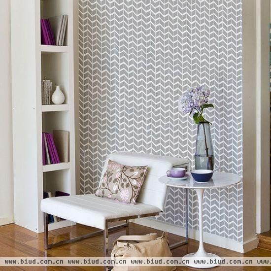 用墙纸美化家居空间 可拆卸壁纸墙贴欣赏