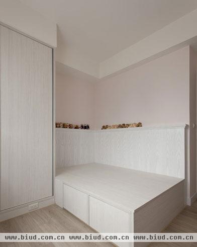 米色墙面搭配白色地砖 构筑美式童话新屋