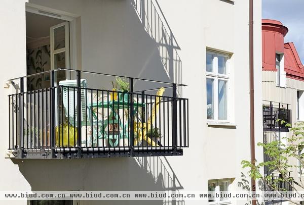 无法抗拒的自然设计 瑞典49平米色彩公寓(图)