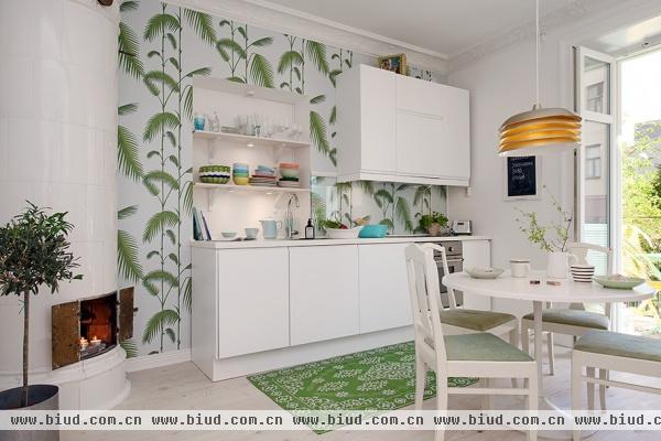 无法抗拒的自然设计 瑞典49平米色彩公寓(图)
