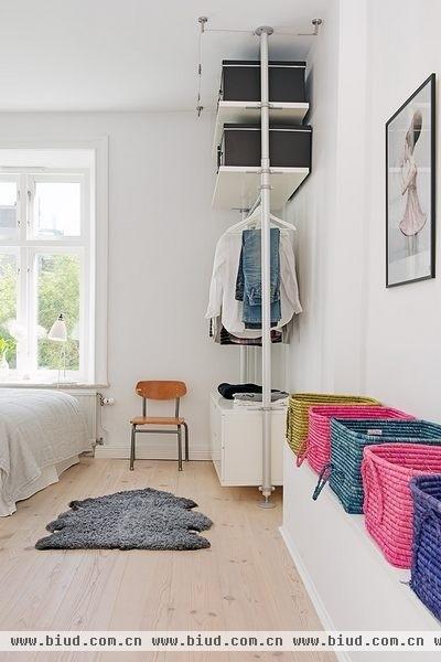 瑞典49平小公寓 炎炎夏日的清凉家装