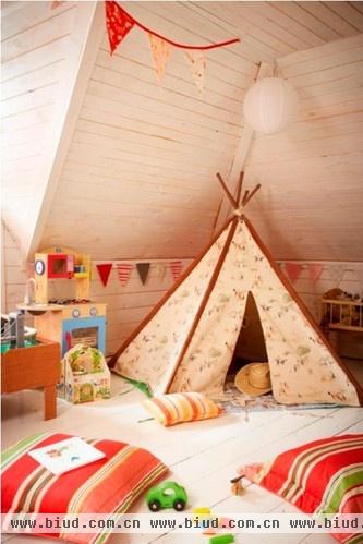 玩耍睡觉好去处 儿童帐篷房让孩子美梦成真