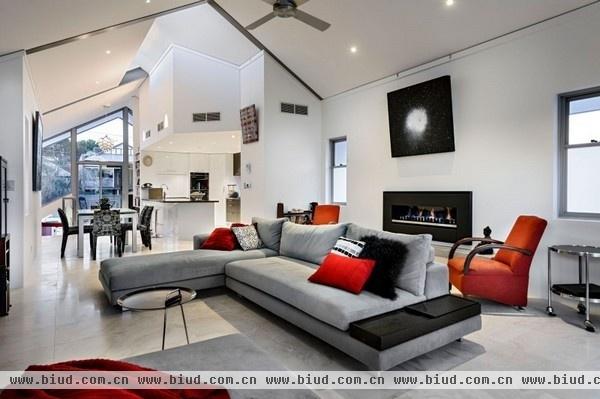 中性色彩 澳大利亚现代精致住宅设计(组图)