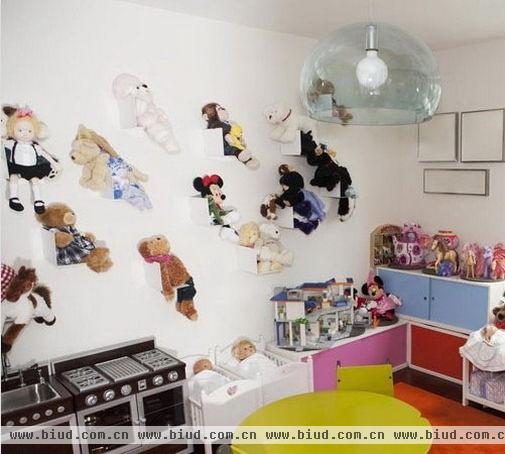 白领妈妈设计儿童房 打造的可爱多彩空间