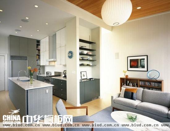 时尚欧式橱柜效果图 打造多功能厨房空间