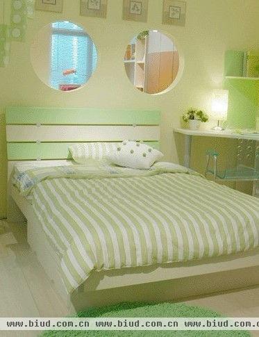 儿童卧室装修设计效果图：朴素的颜色