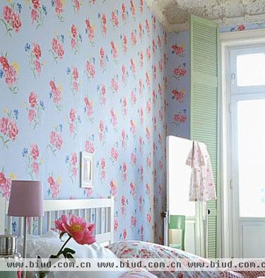 12款卧室壁纸装饰效果 享受浓浓韩式风情(图)