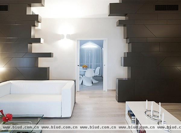 名工作室设计 80平意大利现代雅致公寓(图)