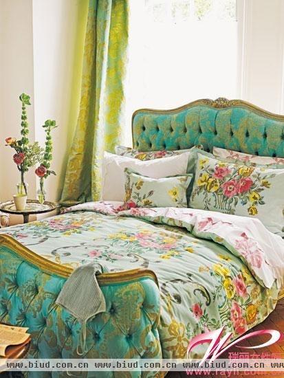 古典气息的床品推荐 勾勒清新自然的美卧室