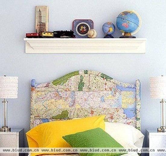 卧室背景墙装修效果图 别出心裁的床头设计