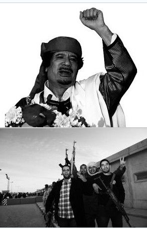 卡扎菲及其拥护者