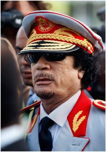 卡扎菲参加执掌政权40周年纪念活动