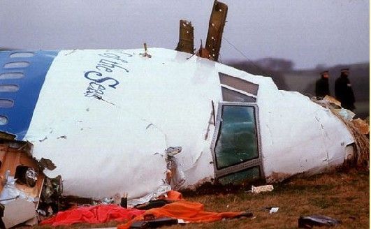 洛克比空难 飞机残骸