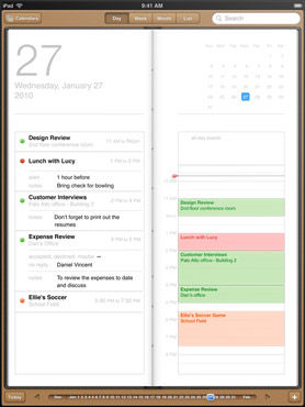 iPad 日历