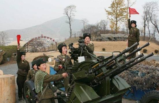 朝鲜装备的四联高射机枪