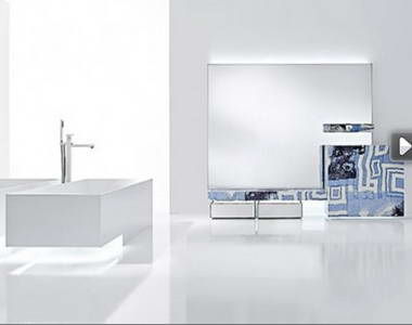 卫浴装修  超别致的现代奢华风格浴室