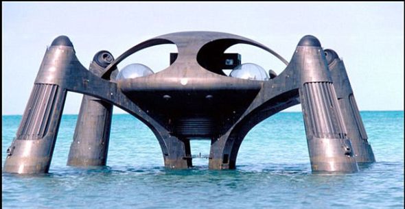 乌托邦计划看起来很像邦德影片《海底城》里的人物史登堡的巢穴
