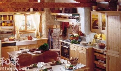 浪漫气息弥漫 11个法式乡村厨房样板间